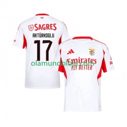 Camisola Benfica Kerem Akturkoglu 17 Homem Equipamento Segundo 2025-2026 Manga Curta